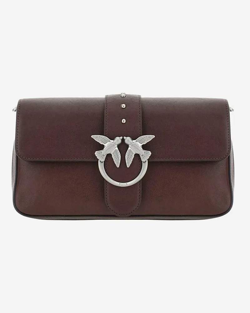 Pinko Classic Love Bag Slouchy Umhängetasche Brown