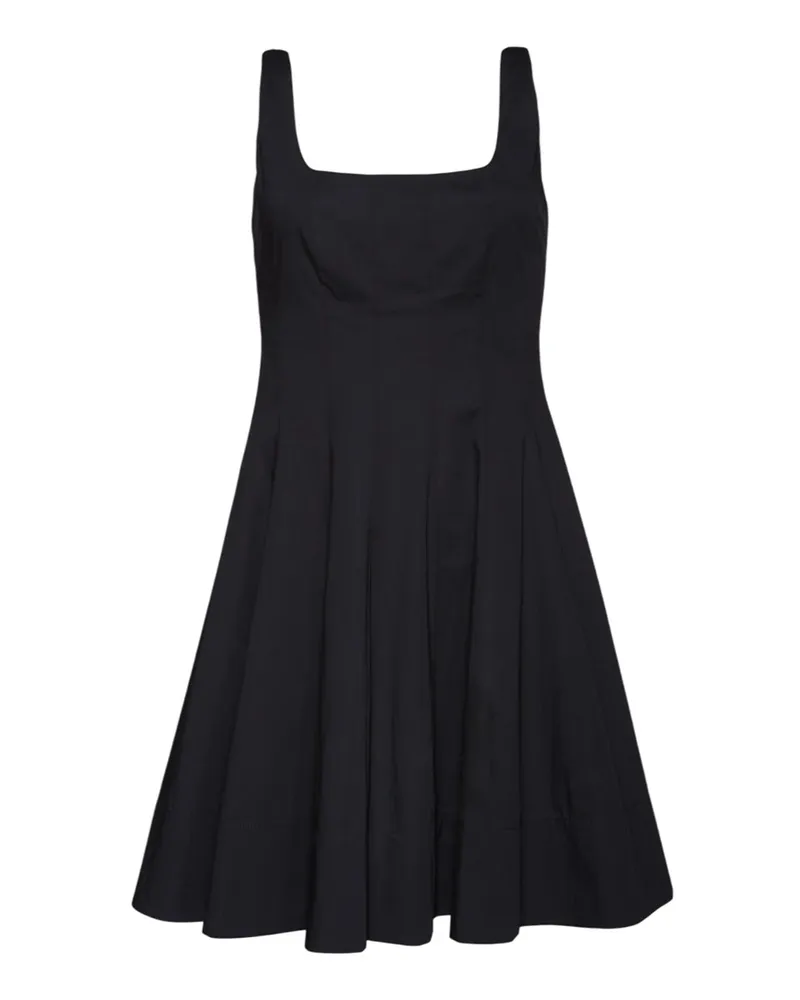 STAUD Mini Wells Kleid Blk