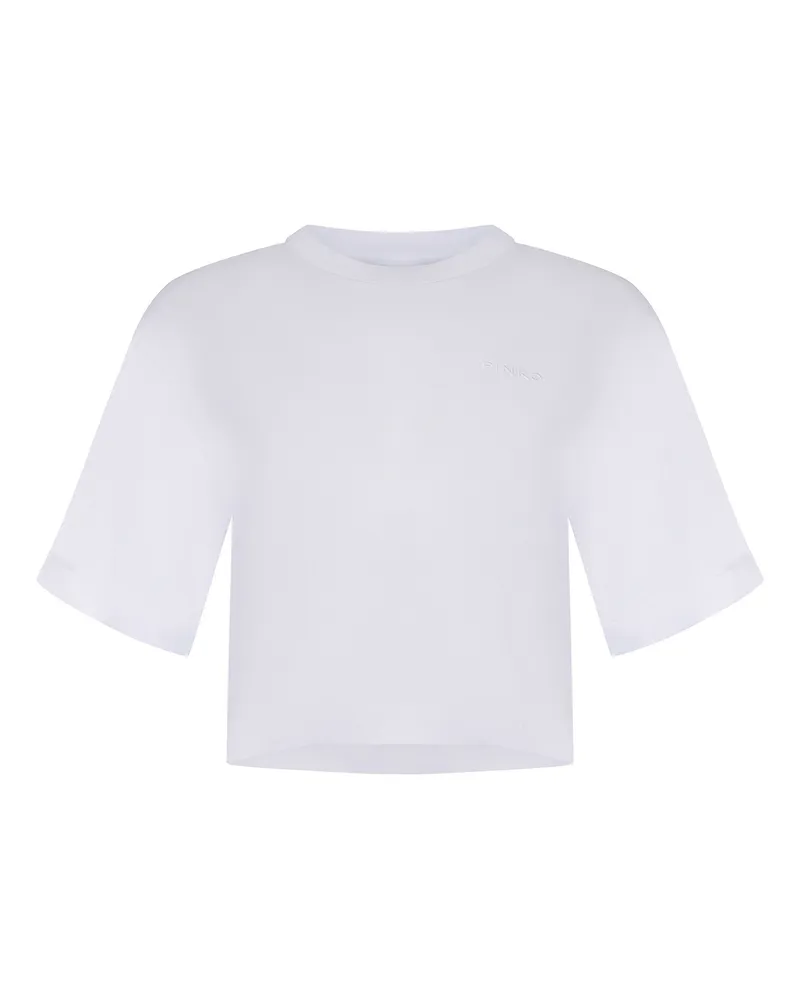 Pinko Douala" T -Shirt aus Baumwolle White