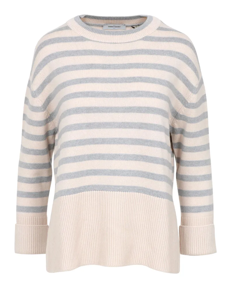 Gran Sasso Pullover Rosa+grigio