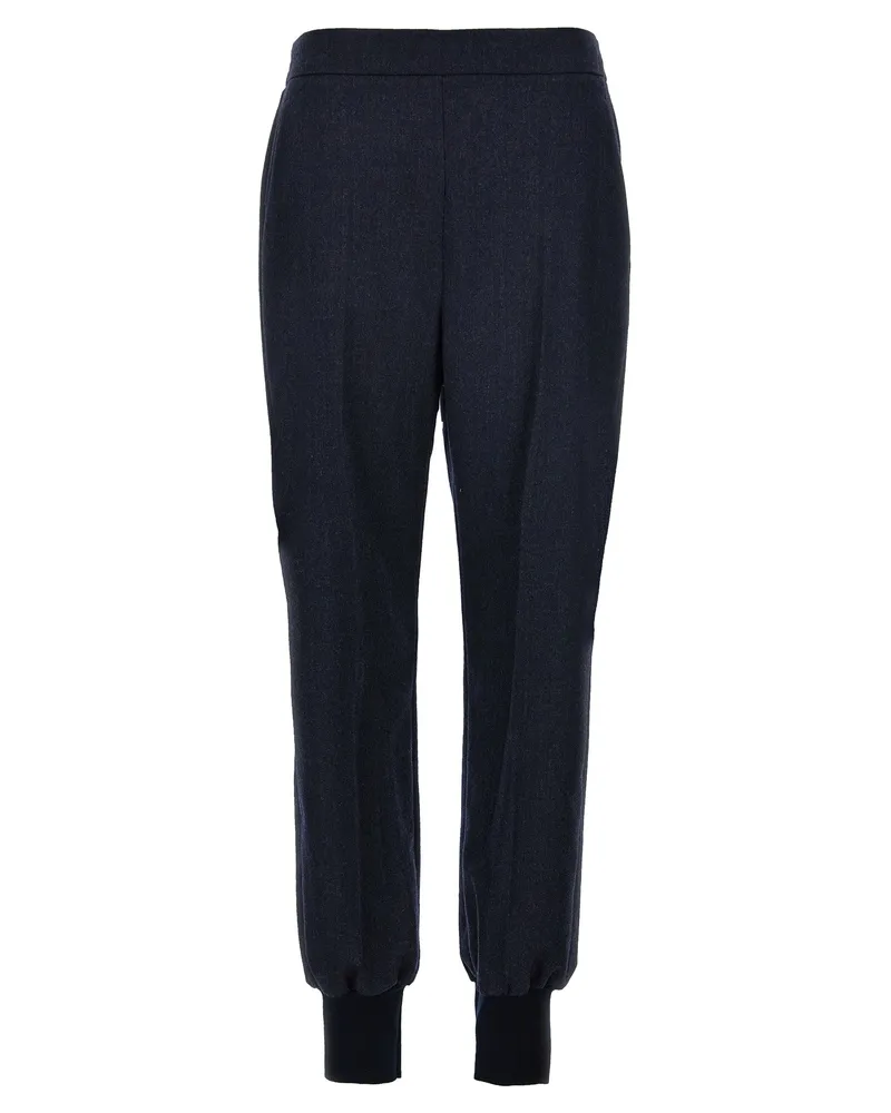 Stella McCartney Wool Joggers Blue