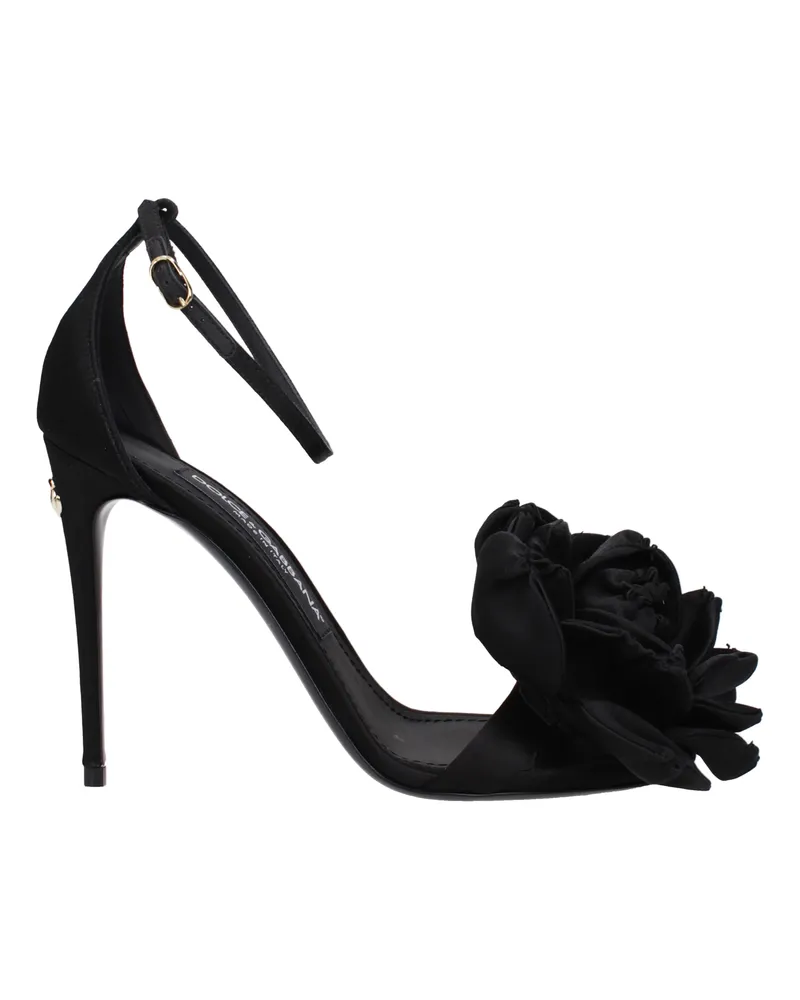 Dolce & Gabbana Sandalen Keira Frauen Satin schwarz -