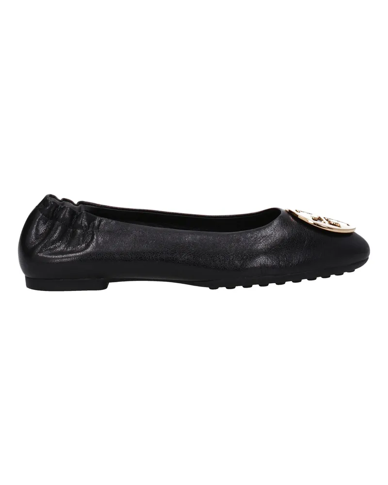 Tory Burch Damens Ballerinas aus Leder in Schwarz -