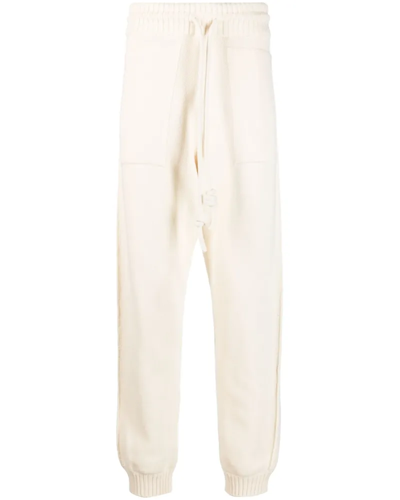 OFF-WHITE Aus weißen Baumwoll -Jogginghosen Beige