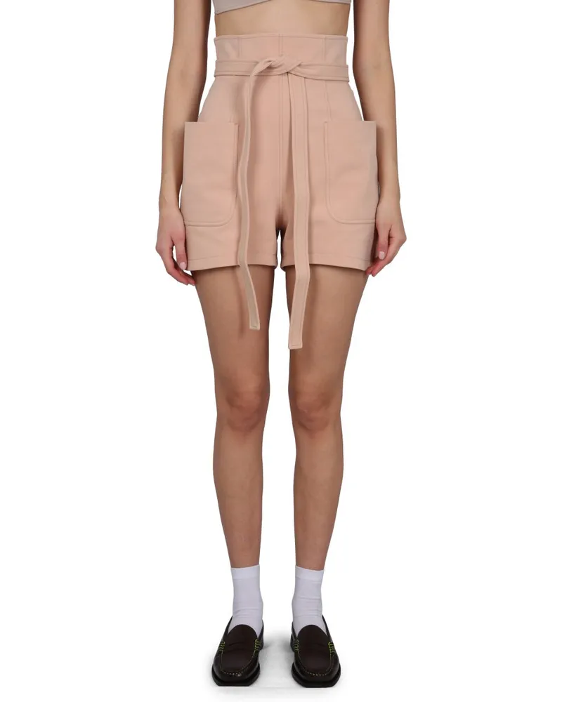Philosophy Di Lorenzo Serafini Philosophie di Lorenzo Serafini Shorts mit Gürtel Pink