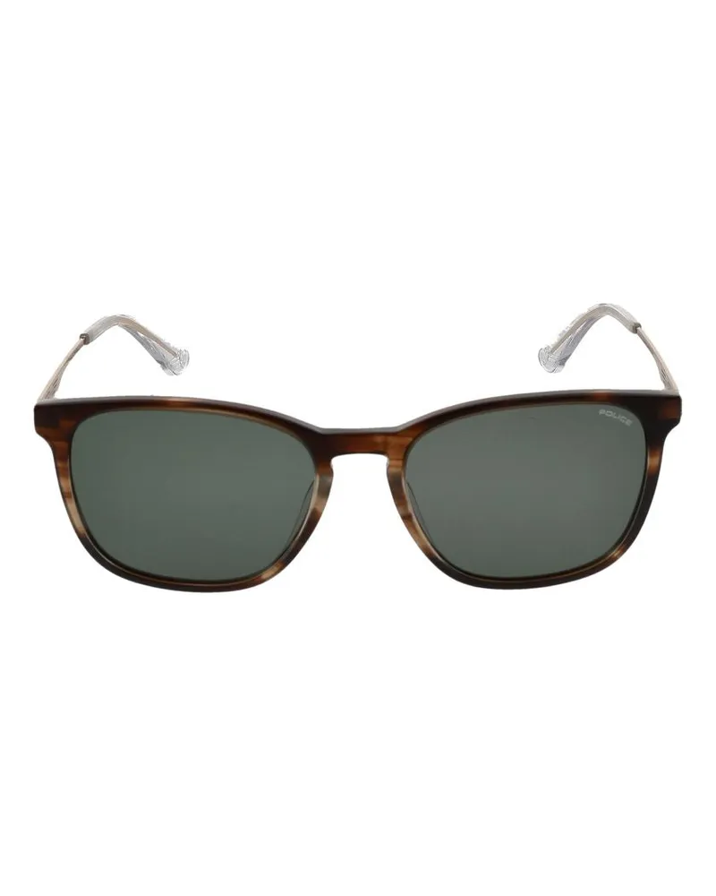 Police Sonnenbrille  Spld47 09 N3 Shiny Streaked Brown /18/145 09n3