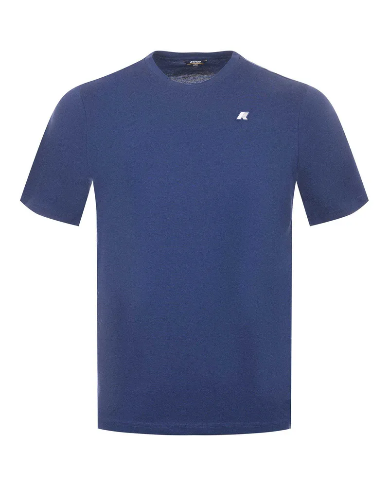 K-Way K Way Cotton T -Shirt Blue