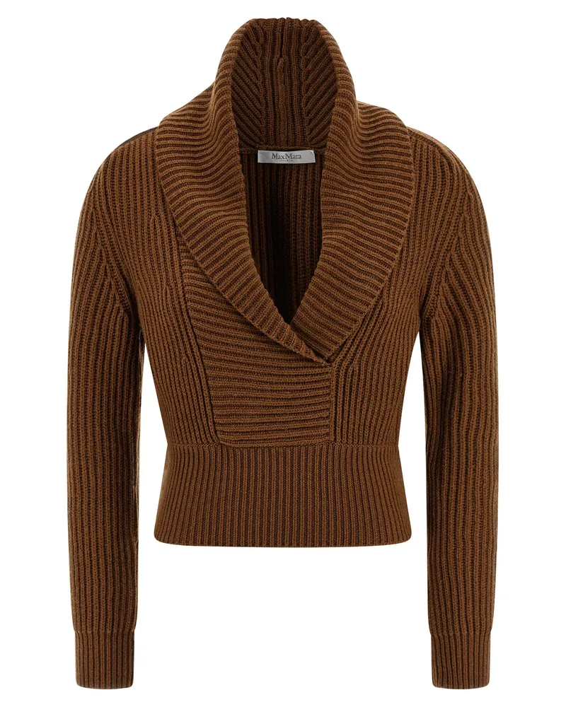 Max Mara Asburg1234' Pullover Brown