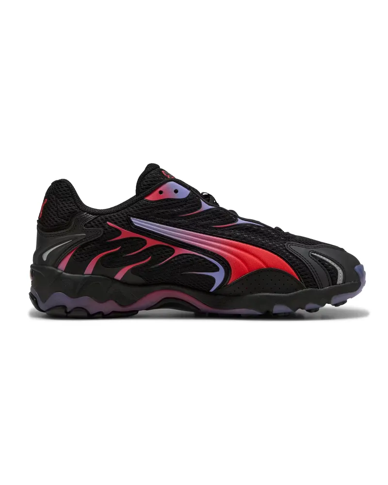 Puma Sneaker atmen schwarz/rot ein Black