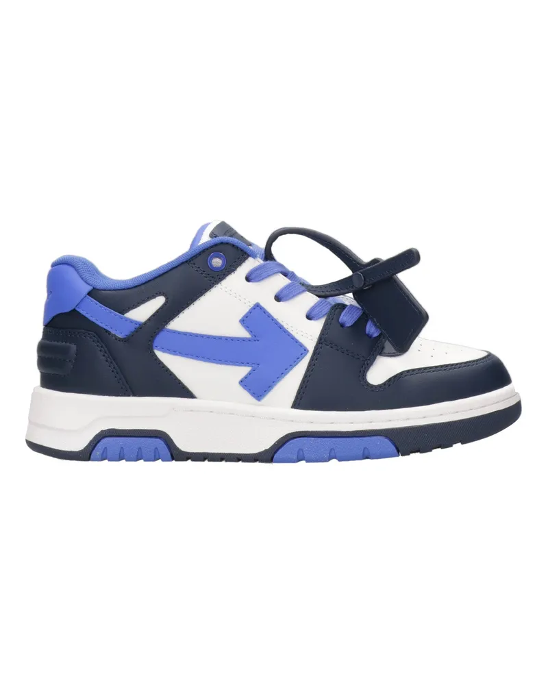 OFF-WHITE Aus weißen Turnschuhen Bianco+blu+azzurro