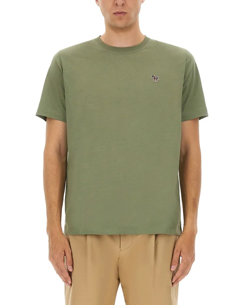 Paul Smith PS von Paul Smith regulär Fit T -Shirt Green