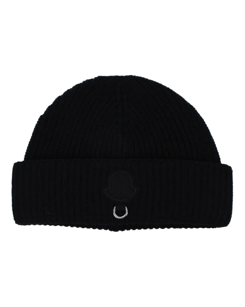 Moncler Willow Smith Herrens Mütze aus Schurwolle Schwarz -