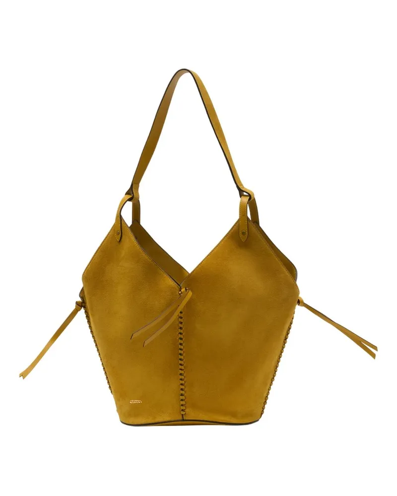 Isabel Marant Tampa Ga Shopper-Tasche  Leder Gelb Gelb