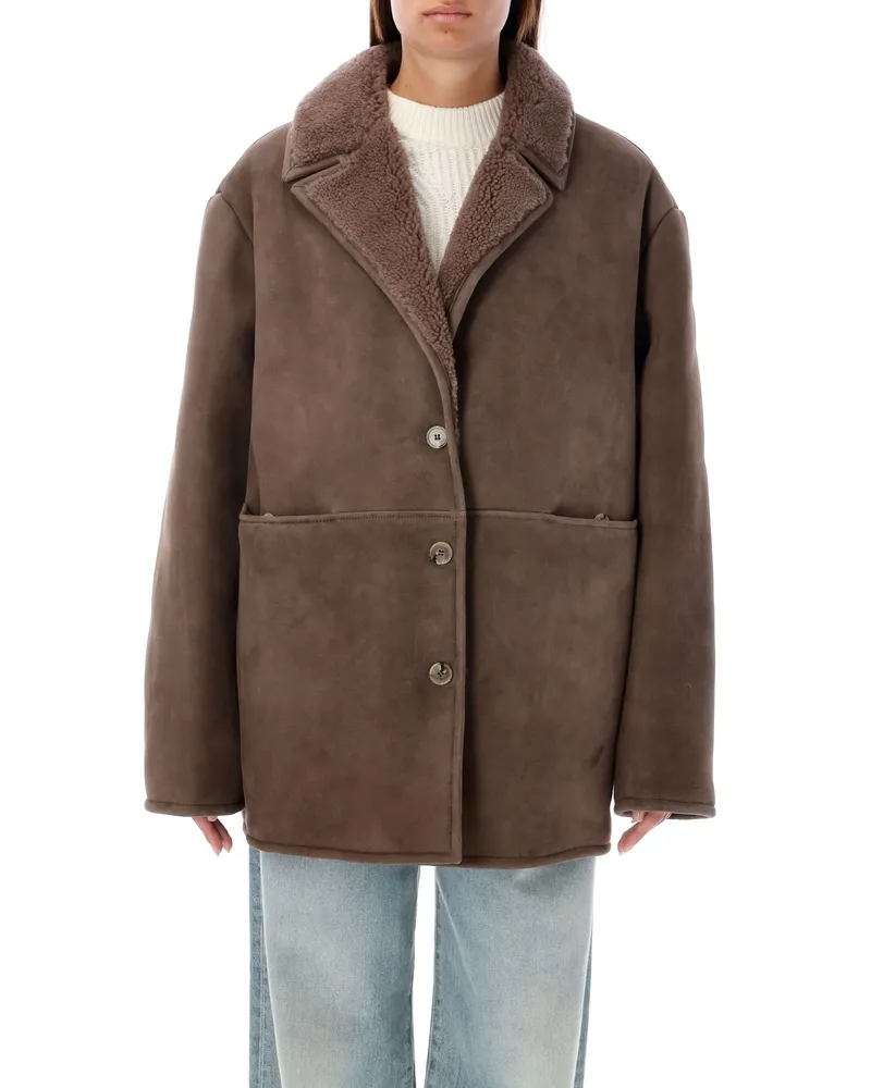 LOULOU Coats Beige Beige