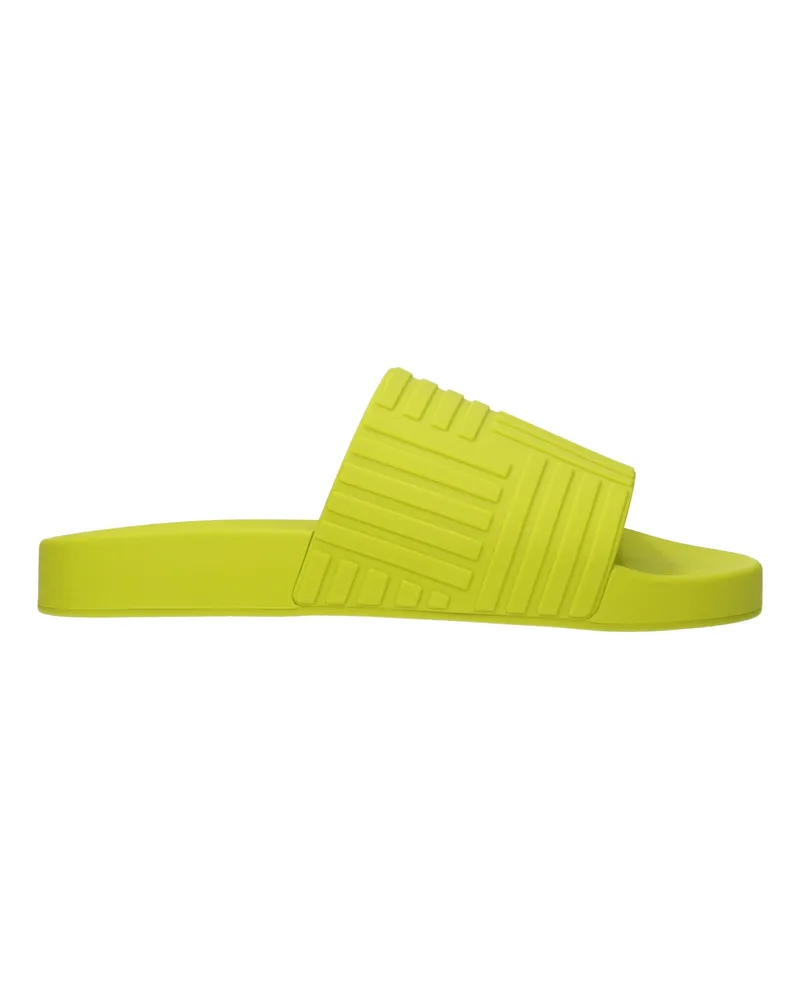 Bottega Veneta Pantoffeln und Hufe Mann Gummigrün/Kiwi -