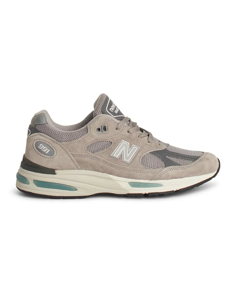 New Balance Neue Balance '991' graue Wildleder -Turnschuhe Grey