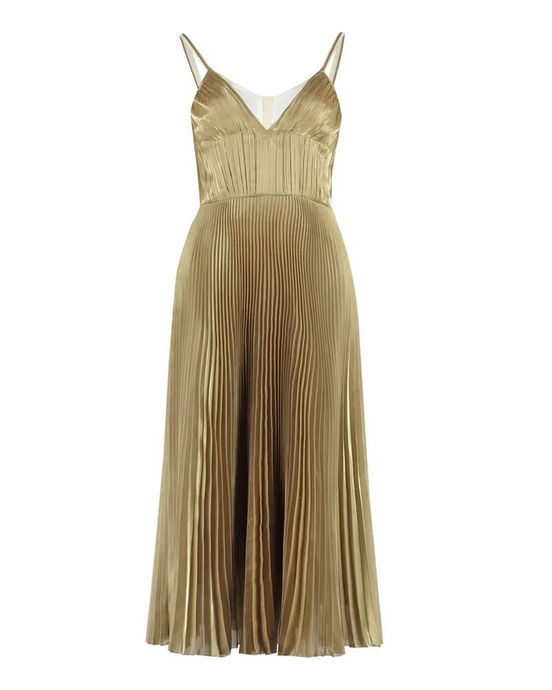 Prada Midi Kleid Gold