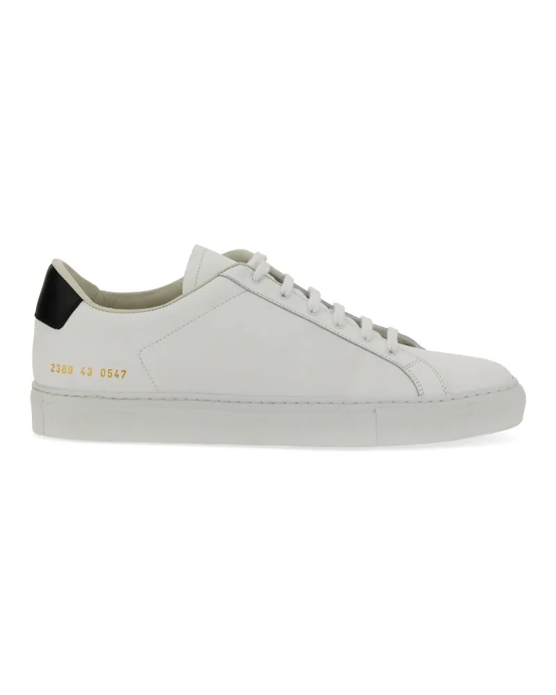 Common Projects Gemeinsame Projekte Retro Classic Sneaker White