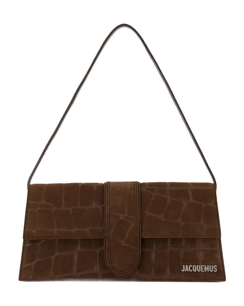 Jacquemus Le Bambino Long Umhängetasche  Leder braun Braun