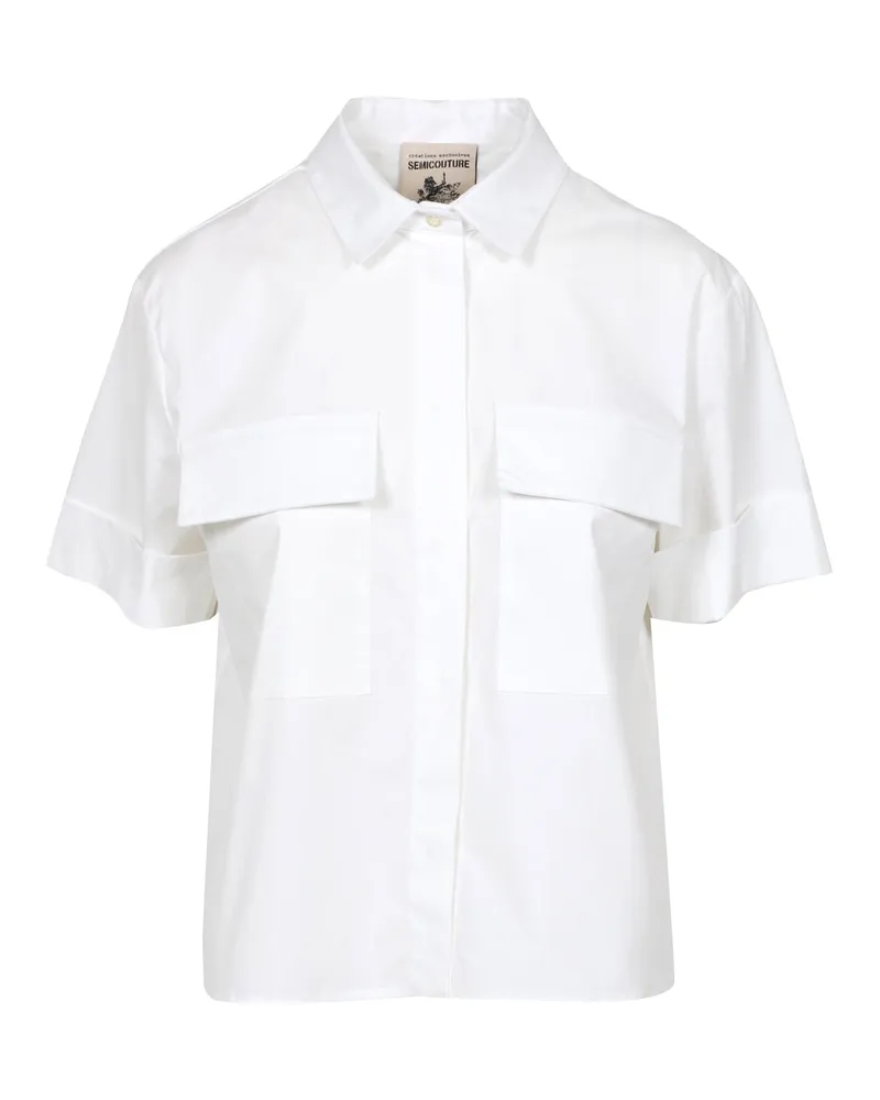 Semicouture Halbbluthemden weiß White