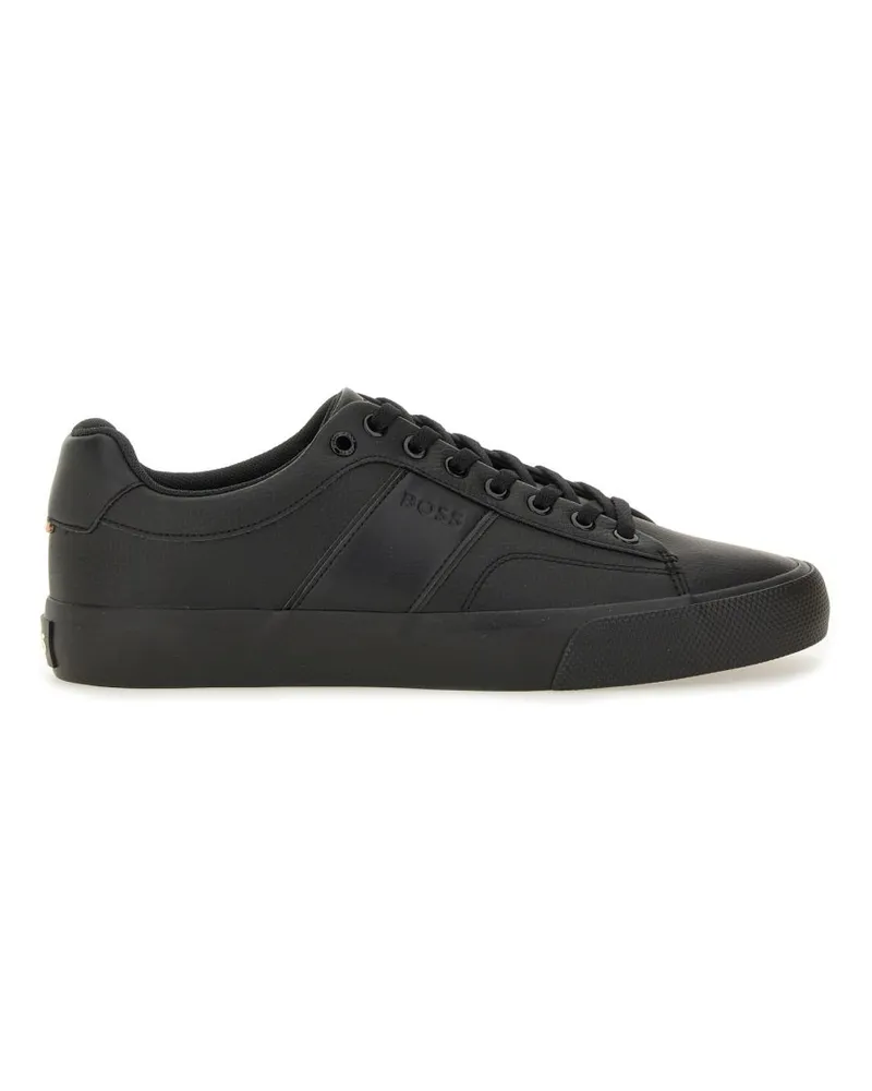 HUGO BOSS Leder -Sneaker Black
