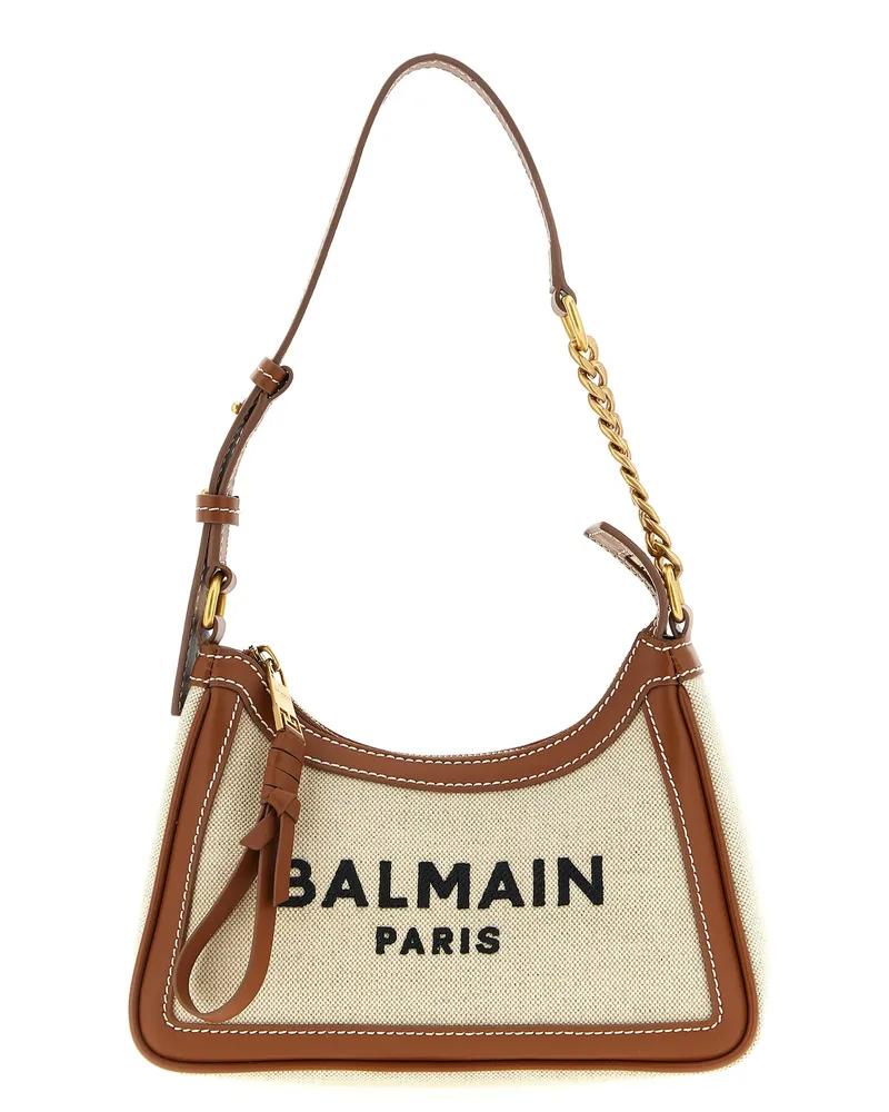 Balmain B Armee' Umhängetasche Beige