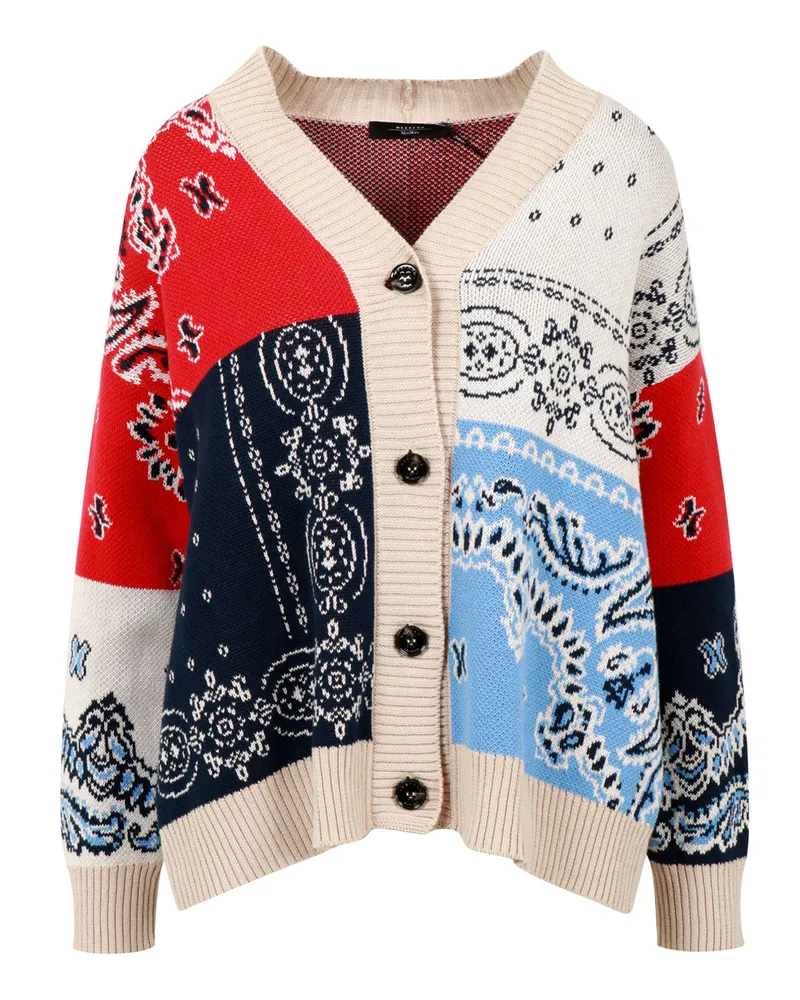 Max Mara Max Mara Wochenendpullover Beige+rosso+blu