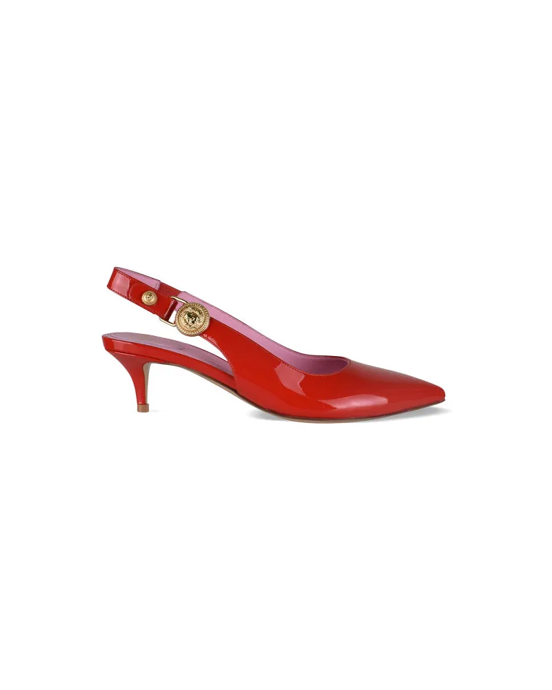 Balmain Eva Slingback Pumps Red