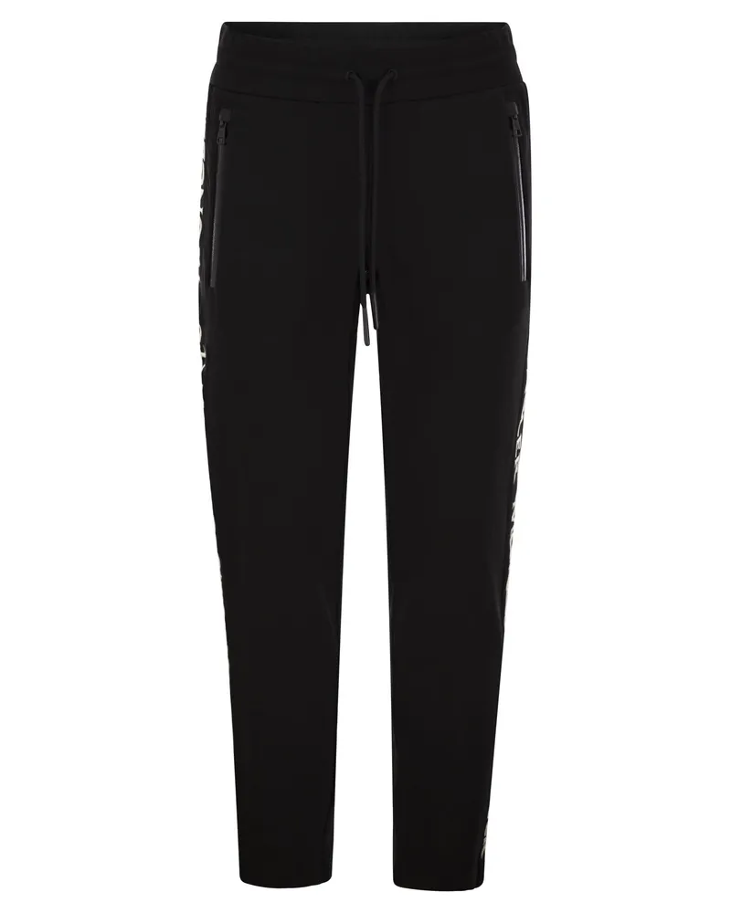 Moncler hose mit Logo Black