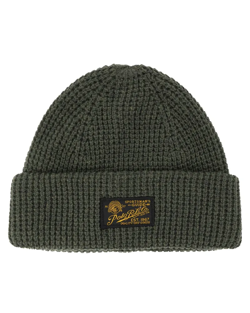 Ralph Lauren Wollkappe mit Logo Sage