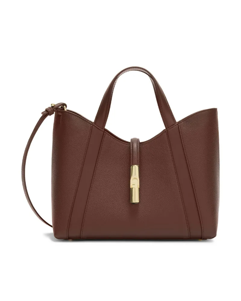 Furla Goccia S Tragetasche Cioccolato