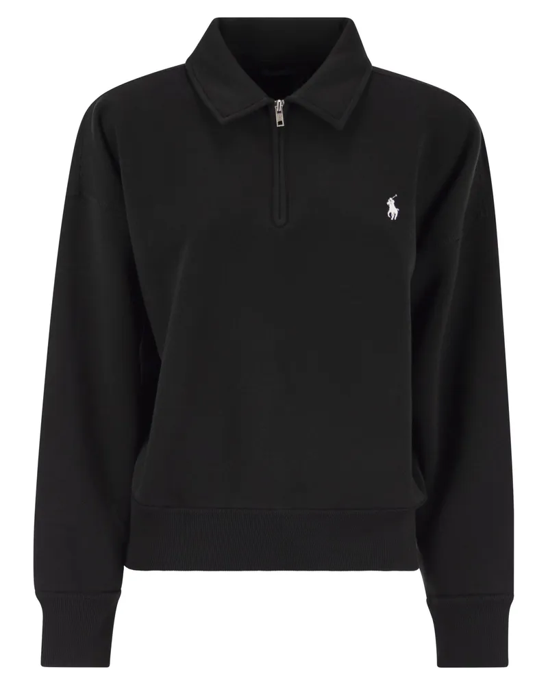 Ralph Lauren Quarter Reißverschlusspullover Black