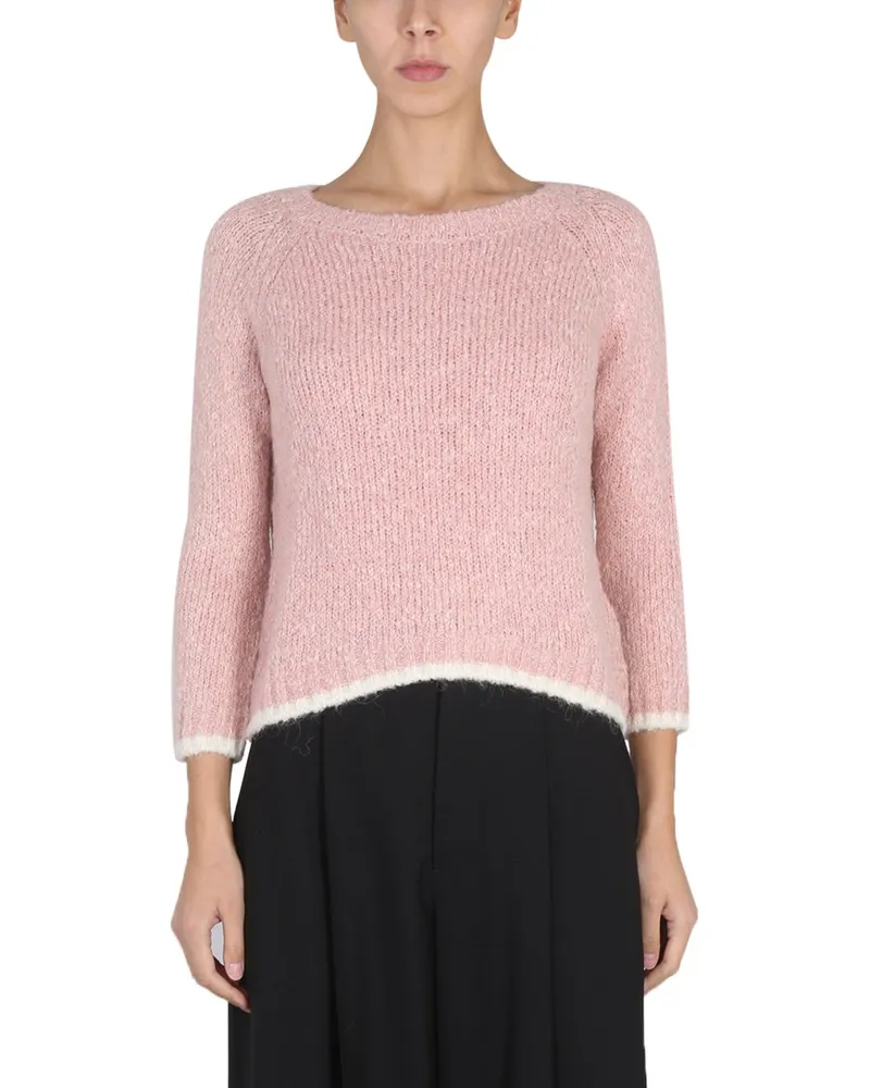 ASPESI Alpaca -Mischpullover Pink