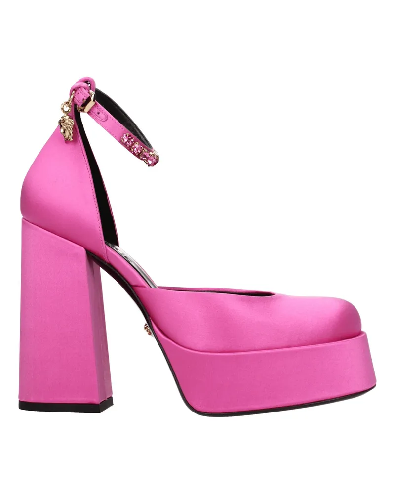 Versace Damens Satinrosa Sandalen -