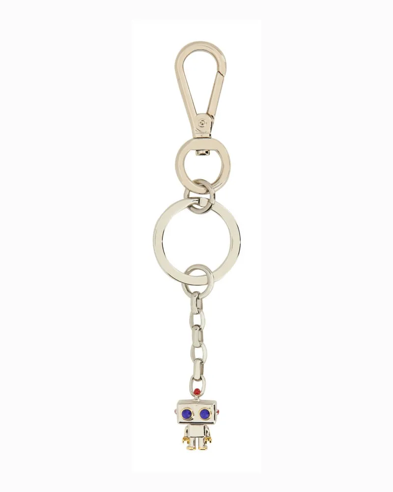 Paul Smith Keychain "Roboter Silver