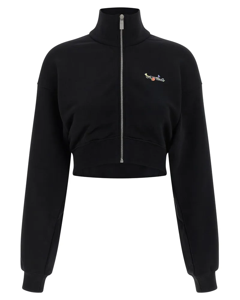 OFF-WHITE Pfeilglasblume' Sweatshirt Black