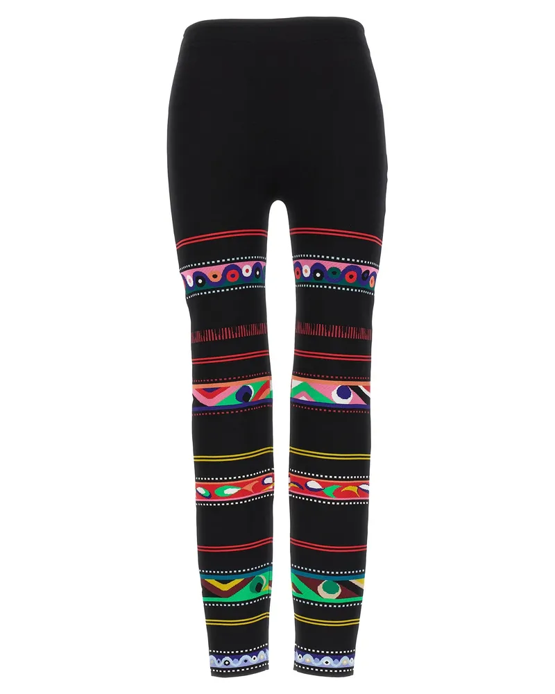 Emilio Pucci Jacquard gemusterte Leggings Multicolor