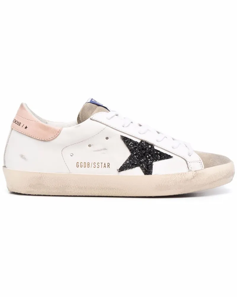 Golden Goose Golden Gänse Superstar Leder -Sneaker Leather