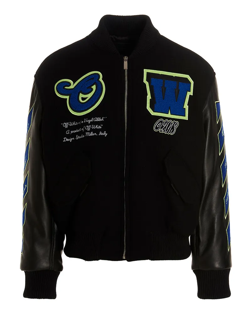 OFF-WHITE Bomber 'Vars Hammer Black