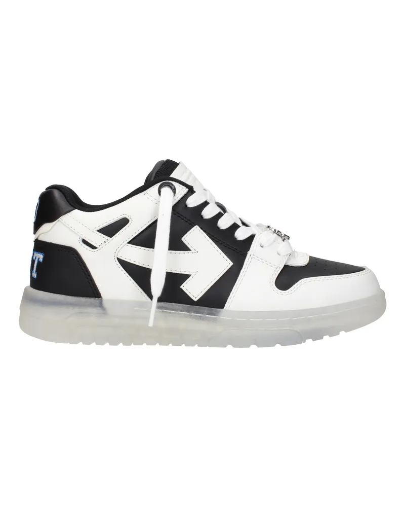OFF-WHITE Sneaker für Herrens Leder Schwarz/Weiß -