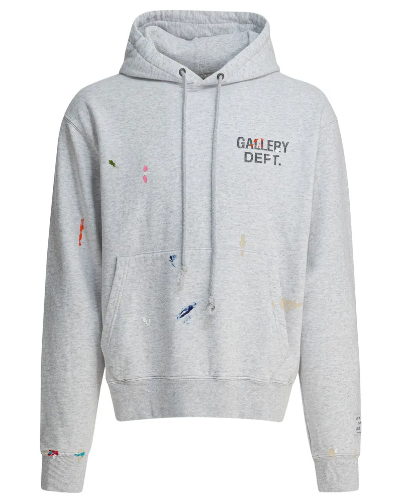 GALLERY DEPT. Gd Paint Logo Kapuzenpullover Grey