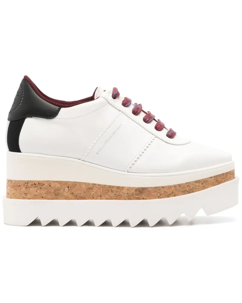 Stella McCartney Sneak Elyse Platform Sneakers White