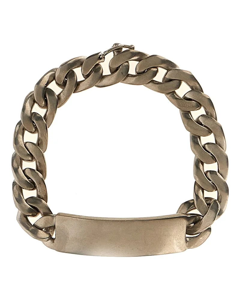 Maison Margiela Gourmette Referenz' Armband Silver