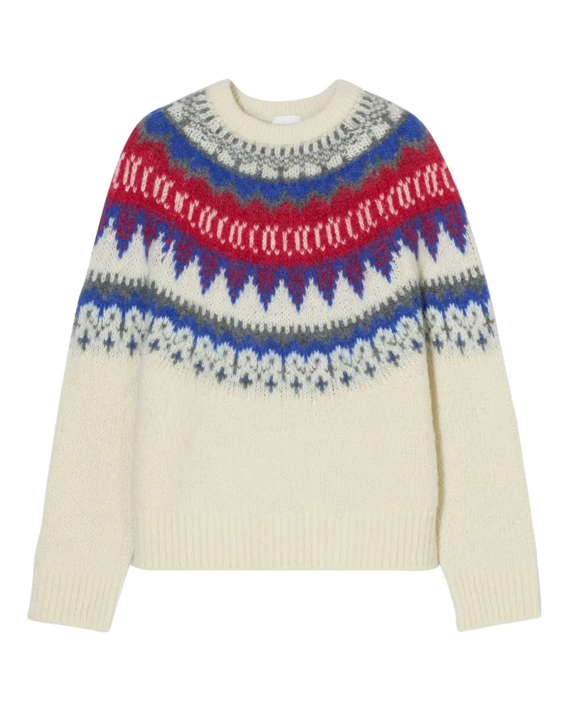 Closed Geschlossener Rundhalspullover aus Wolle Ivory