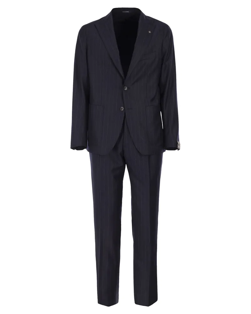 Tagliatore Anzug aus superfeiner Schurwolle von Blue