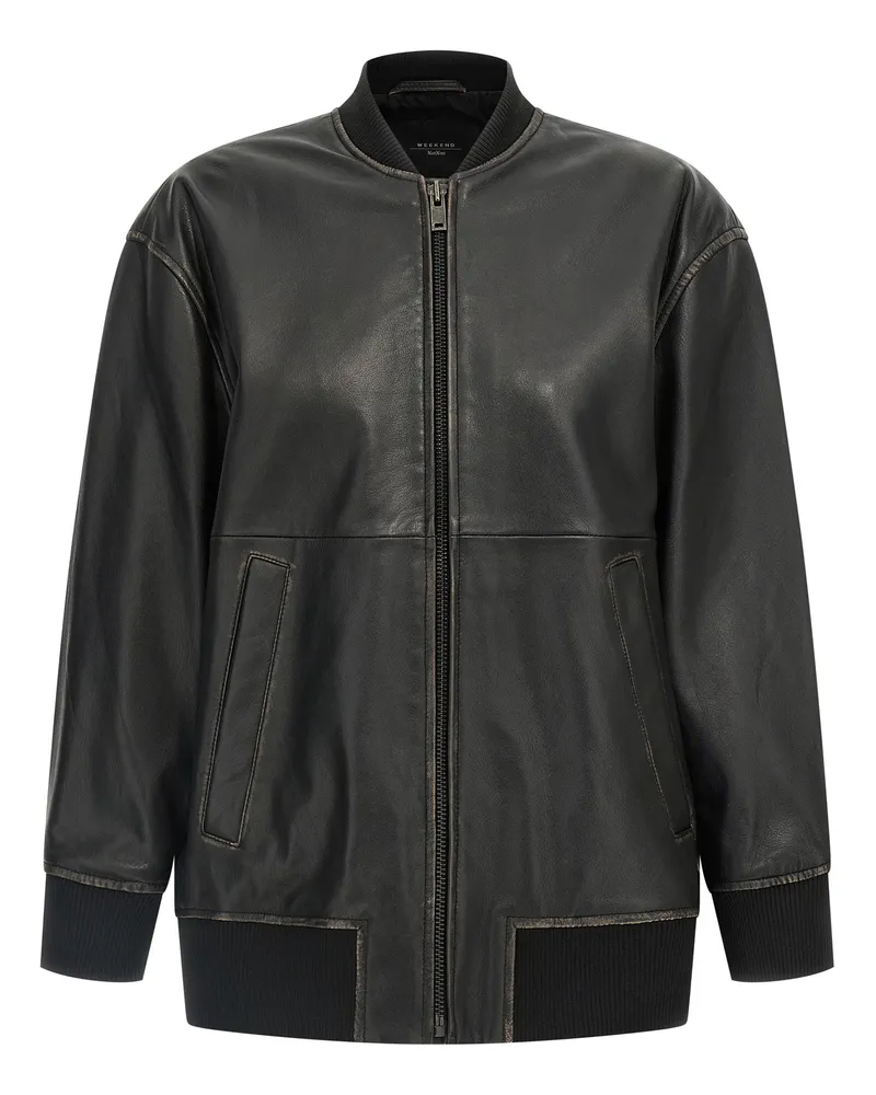 Max Mara Tattico' Bomberjacke Black