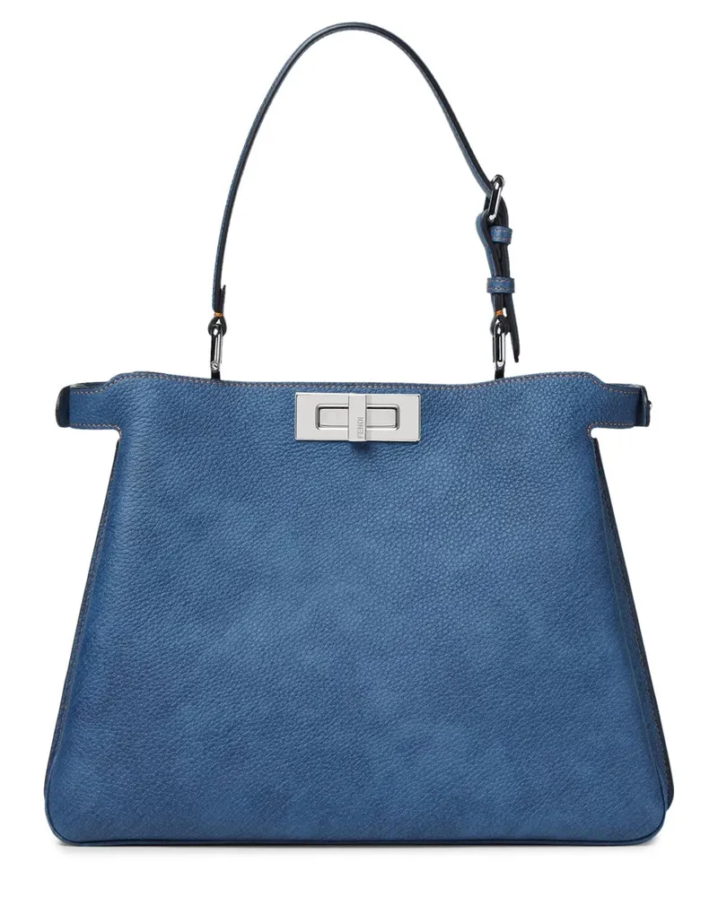 Fendi Bag "Peekaboo Soft" Medium Blue