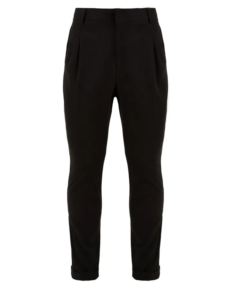 Daniele Alessandrini Hosen schwarz Black