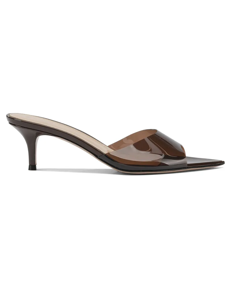 Gianvito Rossi Elle 55 Mm“ Mules Brown