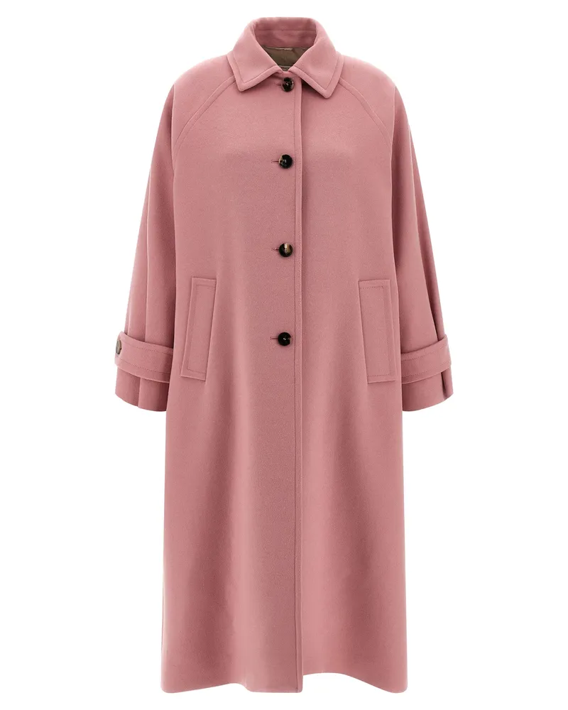 Alberto Biani Wollmantel Pink